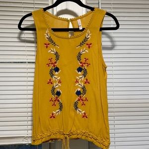 Bohemian style tank top